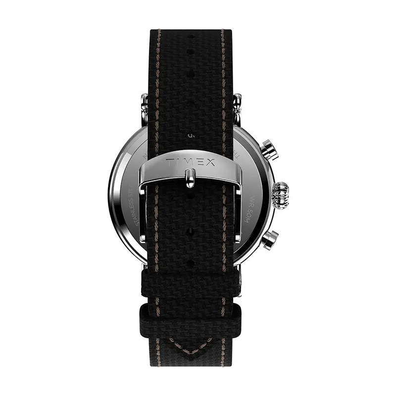 Timex Chronograph Quartz Black Dial Febric Strap Men's Watch- TW2V43700